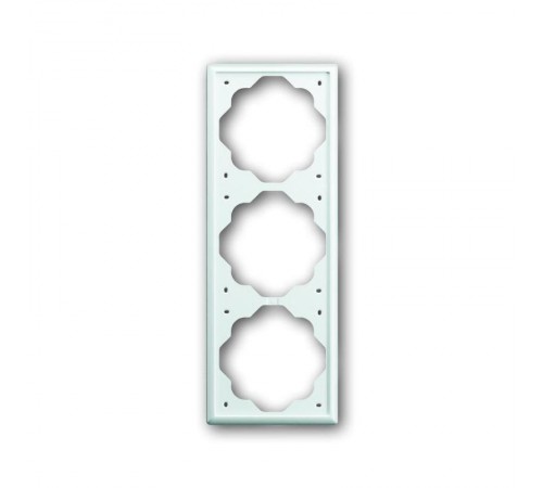 Рамка 3-постовая, серия impuls, цвет альпийский белый  1754-0-2437   2CKA001754A2437  ABB