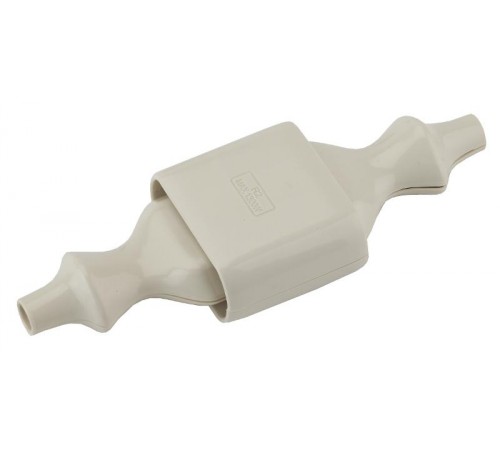 Розетка кабельная R2  б/з 6A с кольцом прямой ввод белая (10/200/7200) Б0019185  ЭРА