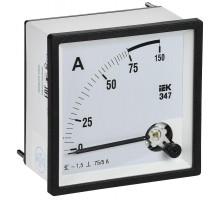 Амперметр Э47 75/5А кл. точн. 1,5 96х96мм  IPA20-6-0075-E  IEK