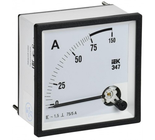 Амперметр Э47 75/5А кл. точн. 1,5 96х96мм  IPA20-6-0075-E  IEK