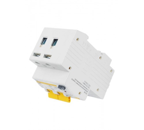 Выключатель автоматический дифференциального тока АД12М 2п 25А C 30мА тип A (3 мод)  MAD12-2-025-C-030  IEK