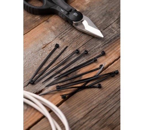 Хомут нейлоновый ЧЕРНЫЙ 2,5х120 (уп./100шт) EKF Simple  plc-cb-2.5x120  EKF