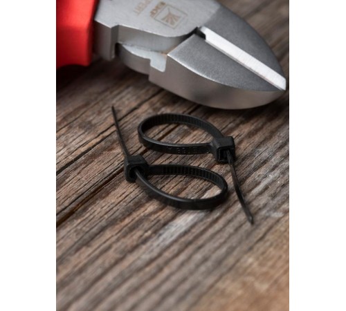 Хомут нейлоновый ЧЕРНЫЙ 2,5х80 (уп./100шт) EKF Simple  plc-cb-2.5x80  EKF