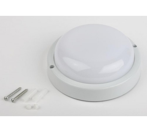 Светильник светодиодный пылевлагозащищенный для ЖКХ SPB-201-1-65К-008 IP65 8Вт 760Лм 6500К СВЧ датчик движения  Б0047629  ЭРА