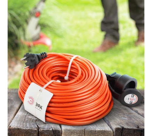 Удлинитель силовой ЭРА UPx-1-2x1-40m-IP44 в бухте б/з 40м 1 гн ПВС 2х1  Б0046808  ЭРА