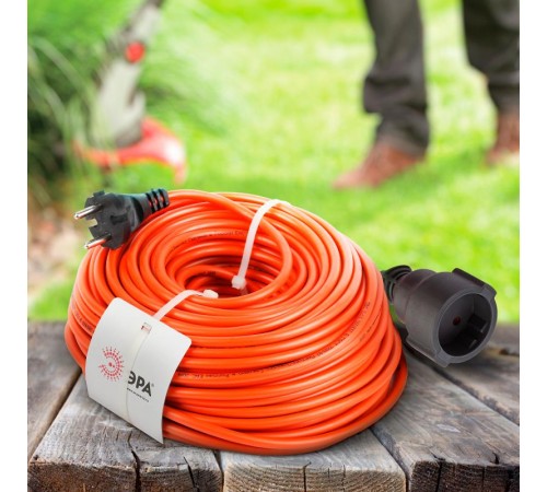 Удлинитель силовой ЭРА UPx-1-2x1-40m-IP44 в бухте б/з 40м 1 гн ПВС 2х1  Б0046808  ЭРА