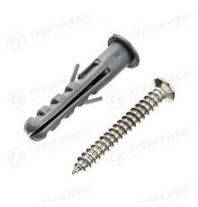 Полкодержатель пеликан средний хром (1 шт)  - пакет   129936  Tech-KREP