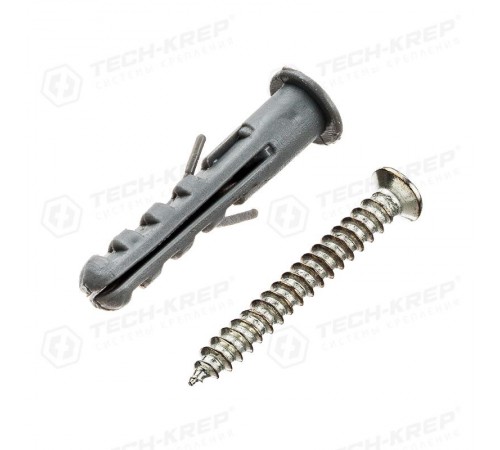 Полкодержатель пеликан средний хром (1 шт)  - пакет   129936  Tech-KREP