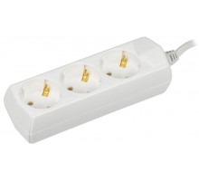 Удлинитель У03 3 места 2P+PE/3м 3х1мм2 10А/250В  WYP10-10-03-03-Z-G  GENERICA