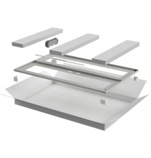 ITK Дверь перфор. двустворч. для шкафа LINEA N 24U 800мм сер  LN35-24U8X-D2P  ITK