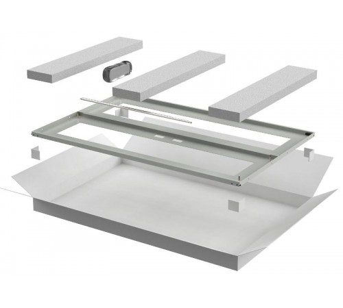 ITK Дверь перфор. двустворч. для шкафа LINEA N 28U 800мм сер  LN35-28U8X-D2P  ITK