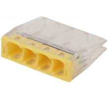 Аксессуары для клемм NO-224-30 ЭРА Клемма СМК компактная серии 204, 4 отверстия, 0,5-2,5 мм2 (упак  Б0043948  ЭРА