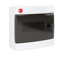 Щиток настенный с дверцей 8 мод.,IP41, белый ,с клеммным блоком 63А  RB08W4TWD  DKC