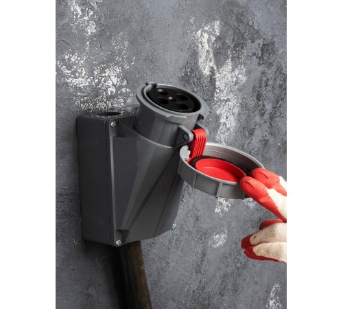 Розетка стационарная наружная 1342 3Р+РЕ 63А 380В IP67 EKF PROxima  ps-1342-63-380  EKF