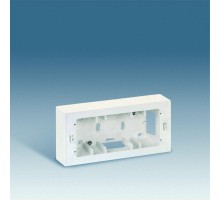 Simon 27 Коробка для наружного монтажа накладки 27721-35, 250х118х53мм, белый  27865-65  Simon