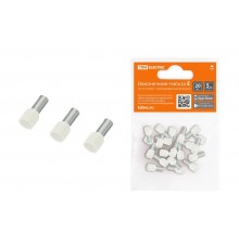 Наконечник-гильза Е10-12 10мм2 с изолированным фланцем (20шт)  SQ0568-0037  TDM