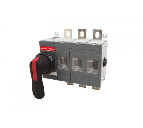 Рубильник ВНК-35-1 3П 160А с установленной фронтальной ручкой управления  SQ0744-0001  TDM