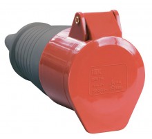 Розетка 224 переносная 3Р+РЕ 32А 380В IP44  PSR22-032-4  IEK