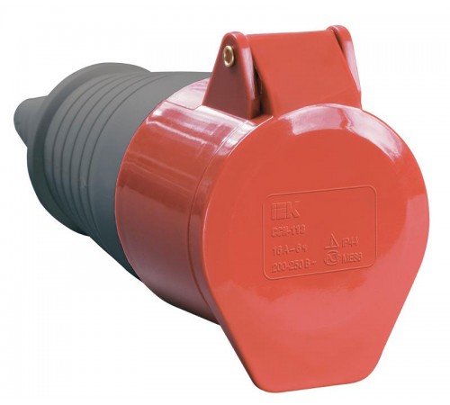Розетка 224 переносная 3Р+РЕ 32А 380В IP44  PSR22-032-4  IEK