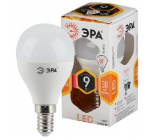 Лампа светодиодная LED P45-9W-827-E14  Б0029041  ЭРА