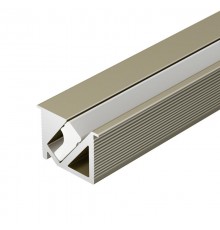 Профиль SL-BEVEL-H10-F14-2000 ANOD OLIVE GREY (Arlight, Алюминий)  038200  Arlight