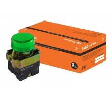 Лампа BV63 матрица d22 мм зеленый  SQ0702-0045  TDM