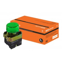 Лампа BV63 матрица d22 мм зеленый  SQ0702-0045  TDM