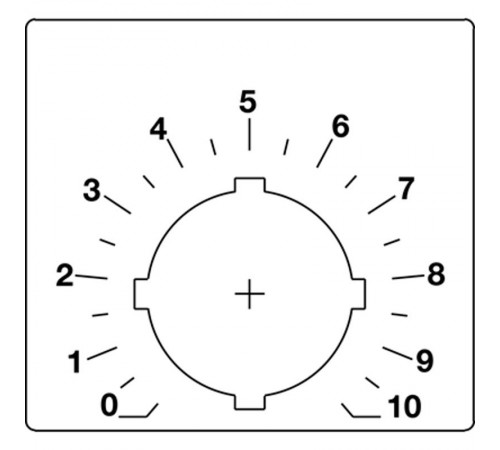 Шильдик для потенциометра (со шкалой)  SK615562-88  ABB