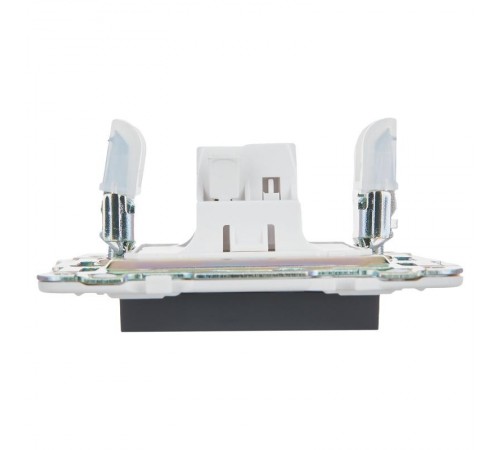 SKANDY Выключатель 1-клавишный 10А SK-V01T титан  SK-V10-0-10-K48  IEK