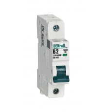 Выключатель автоматический 1P 2A х-ка B ВА-105 10кА  13101DEK  DEKraft