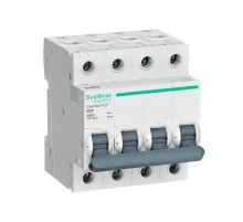 Выключатель автоматический четырёхполюсный 32A B 6kA City9  C9F16432 Systeme Electric
