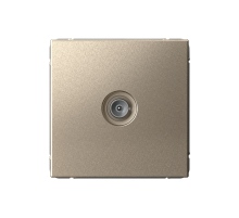 ArtGallery Шампань Розетка TV проходная 4DB, механизм  GAL000592  SE