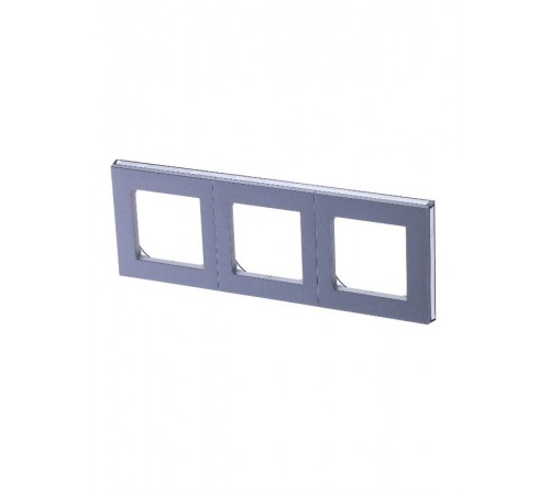 ABB Levit Серебро / дымчатый чёрный Рамка 3-ая  3901H-A05030 70W  2CHH015030A6070  ABB