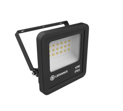 Прожектор светодиодный ДО-10Вт 6500К 900лм IP65 чёр ECO CLASS   4058075709232  LEDVANCE