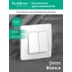 Blanca Белый С/У Выключатель 2-клавишный, 6А, 250В  BLNVS006501  SE