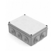 Коробка распаячная для наружного монтажа, 10 гермовводов, 190х140х70мм, IP55  8820020  CHINT