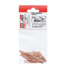 Гвоздь финишный омедненный 1,4х30 (50 шт) - пакет ( 0,026 кг)  104919  Tech-KREP