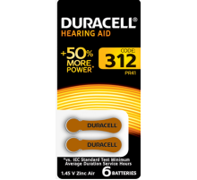 Батарейки Duracell ZA312-6BL  Б0039181  Duracell