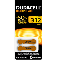 Батарейки Duracell ZA312-6BL  Б0039181  Duracell