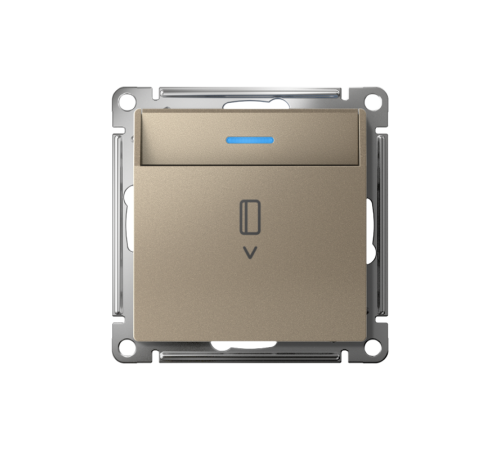AtlasDesign Шампань Выключатель карточный, механизм  ATN000567  SE