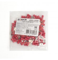 Наконечник плоский Изолированный (папа) РпИп 1,5-250 (упаковка 100 шт), LD401-15250  39409  STEKKER