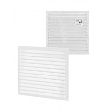 Решетка металл. усиленная 350х350, белая, с покрытием полимерной эмалью,  SQ1807-0733  TDM