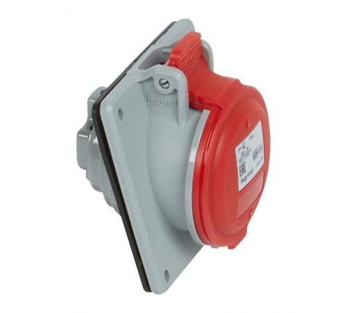 Розетка встраиваемая  - 16А - 3К+З - 380 В - IP 44  090163  Legrand