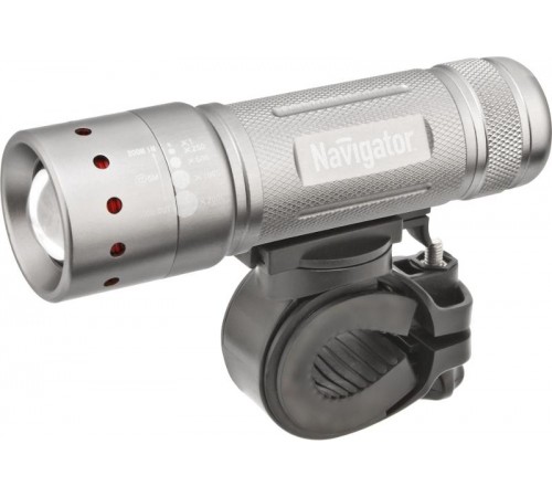 Фонарь велосипедный NPT-B01-3AAA  2 крепл. CREE 1LEDх5Вт, фокус, блист.  94964  Navigator