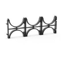 Кластер тройной, двухсторонний для двустенных труб д110  PR08.3519  Промрукав