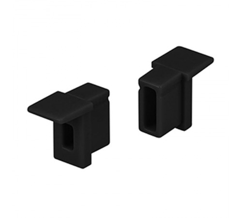 Заглушка SL-MINI-6-H9 BLACK c отверстием (Arlight, Пластик)  044087  Arlight