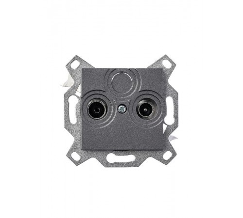 ABB Levit Сталь Розетка TV-R проходная 7дБ  5011H-A03607 69W  2CHH083607A6069  ABB