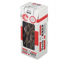 Саморезы универсальные 70х5,0 мм (100 шт) желтые - коробка с окном ( 0,536 кг)  102265  Tech-KREP