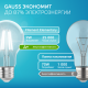 Лампа светодиодная   Filament Elementary А60 9W 730lm 4100К Е27 LED 1/10/50  22229  Gauss