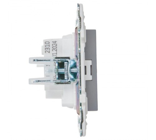 SKANDY Розетка без з/к/ш 10А SK-R02Gr серый  SK-R10-10-K03  IEK